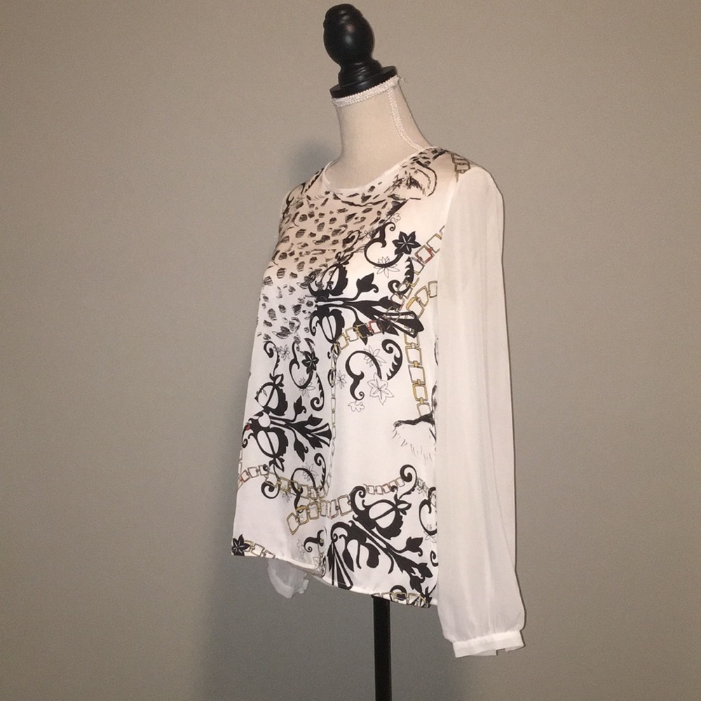 Erin Fetherston Blouse w/ Slight Open Back